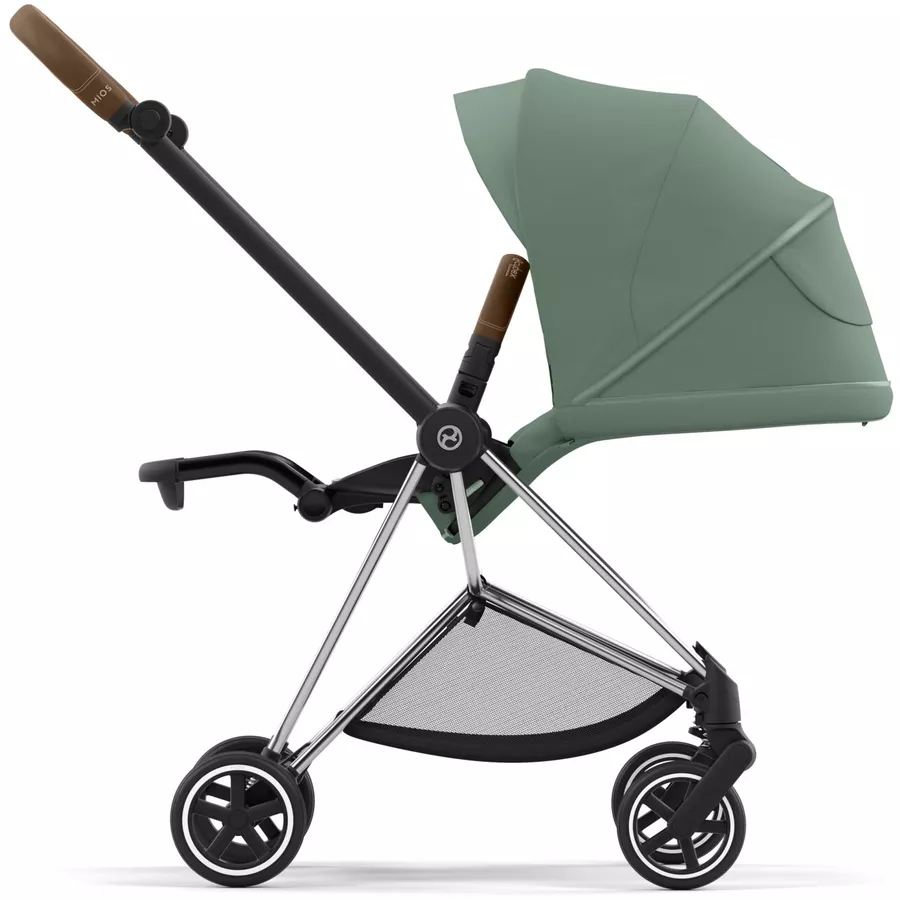 cybex PLATINUM Kombikinderwagen New Mios Chrome Brown Leaf Green