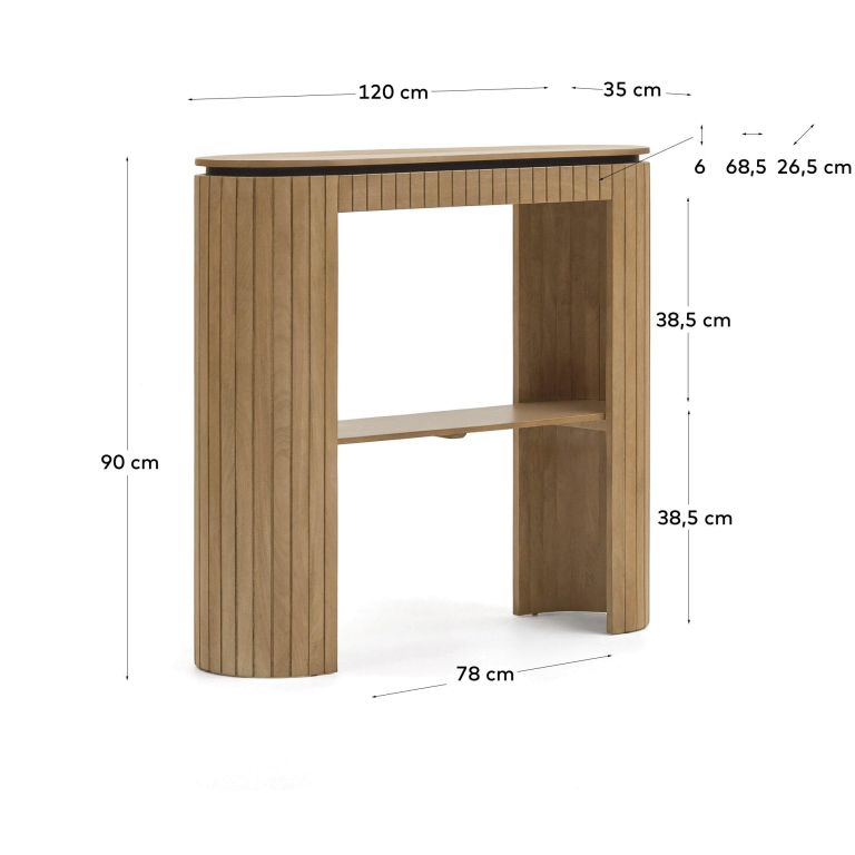 Kave Home Licia sidetable 120