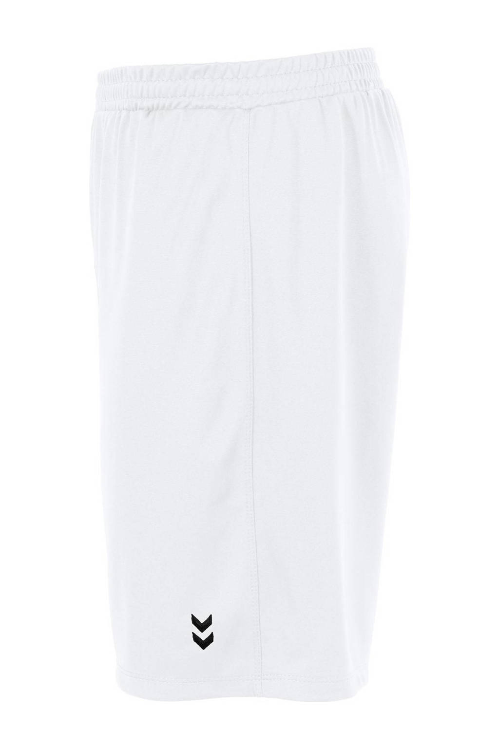 hummel Juniorvoetbalshort Euro wit