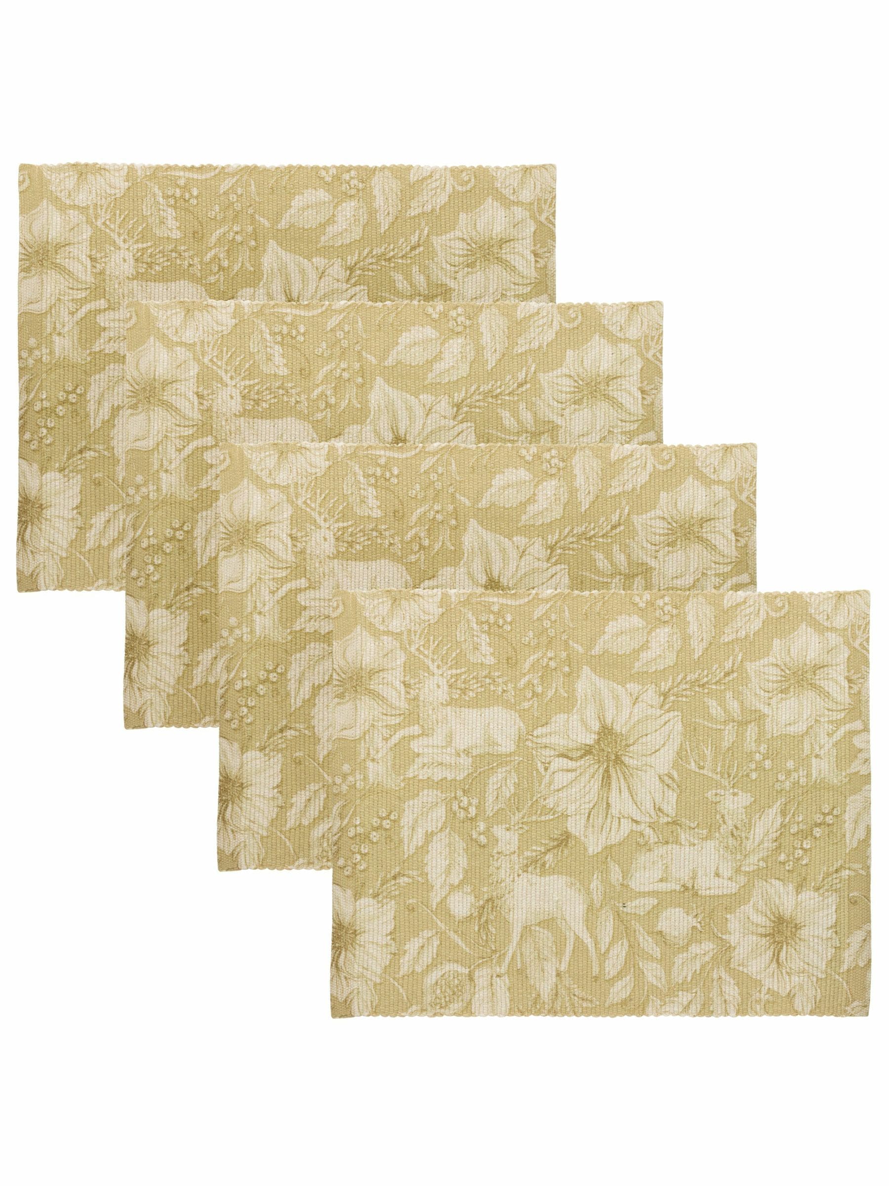 Paoletti - Set van 4 tafelplacemats met hert