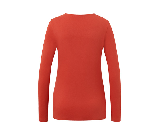 Langarmshirt, orange