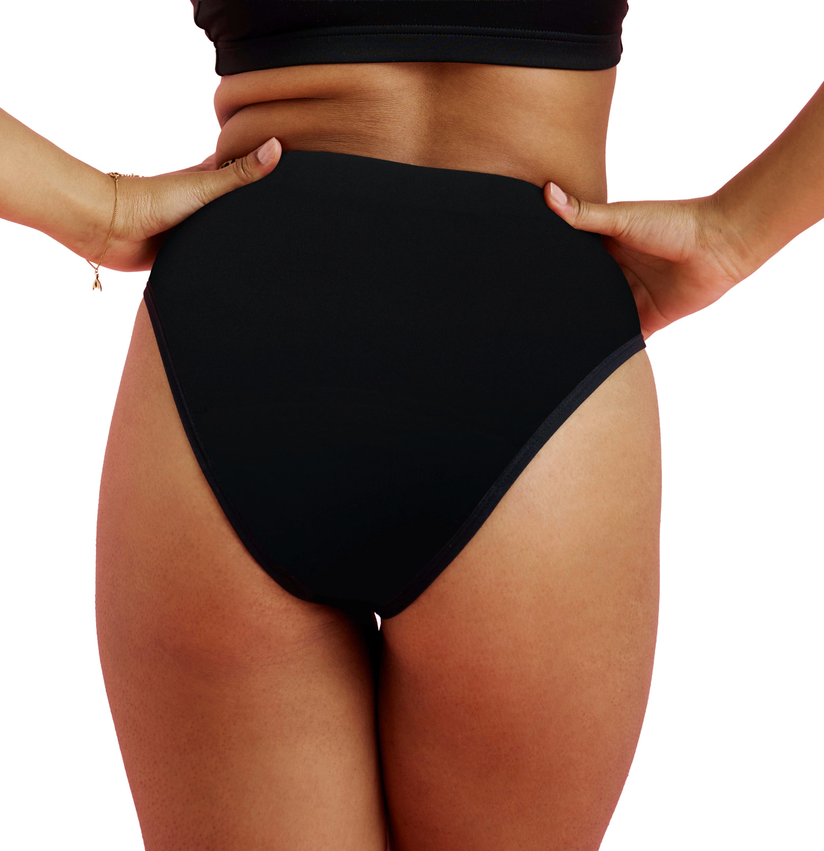 The Female Company  Slip Cotton Black, S