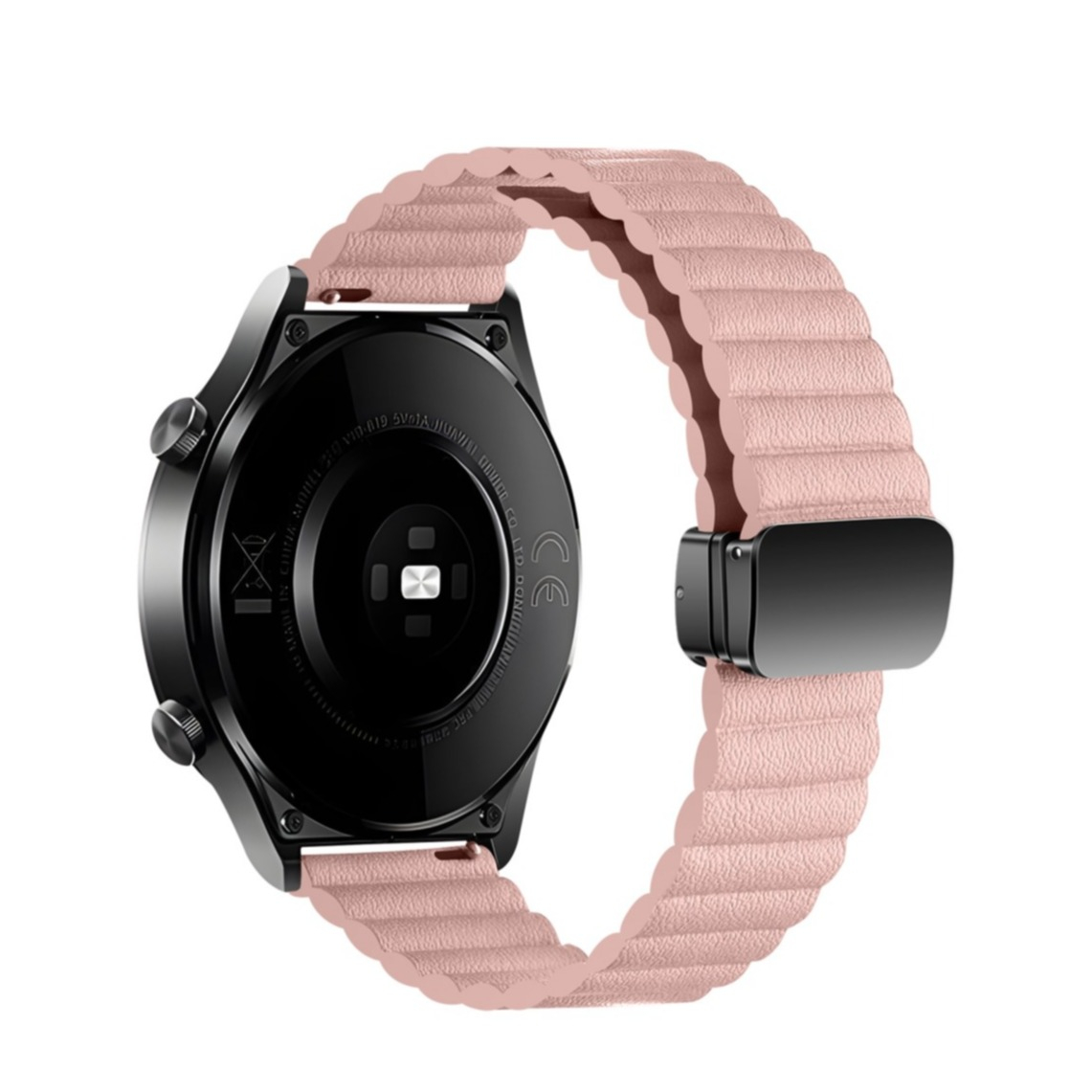 Samsung Galaxy Watch Active 2 (40mm) Kunstleder Armband mit Magnet-Verschluss (Gelenkumfang: 170-220mm) - Rosa