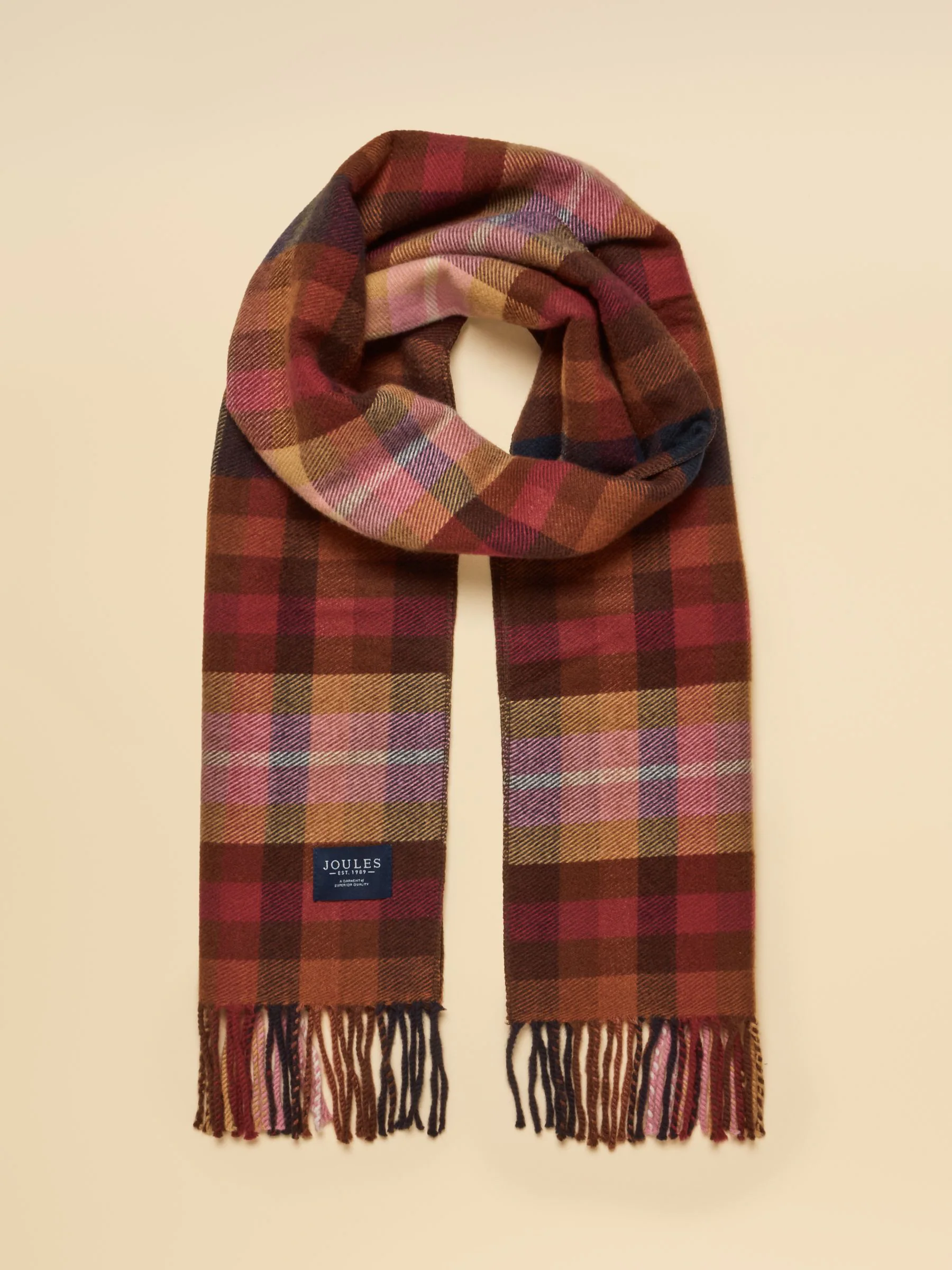 Bessenrood - Joules Langtree Large Scarf