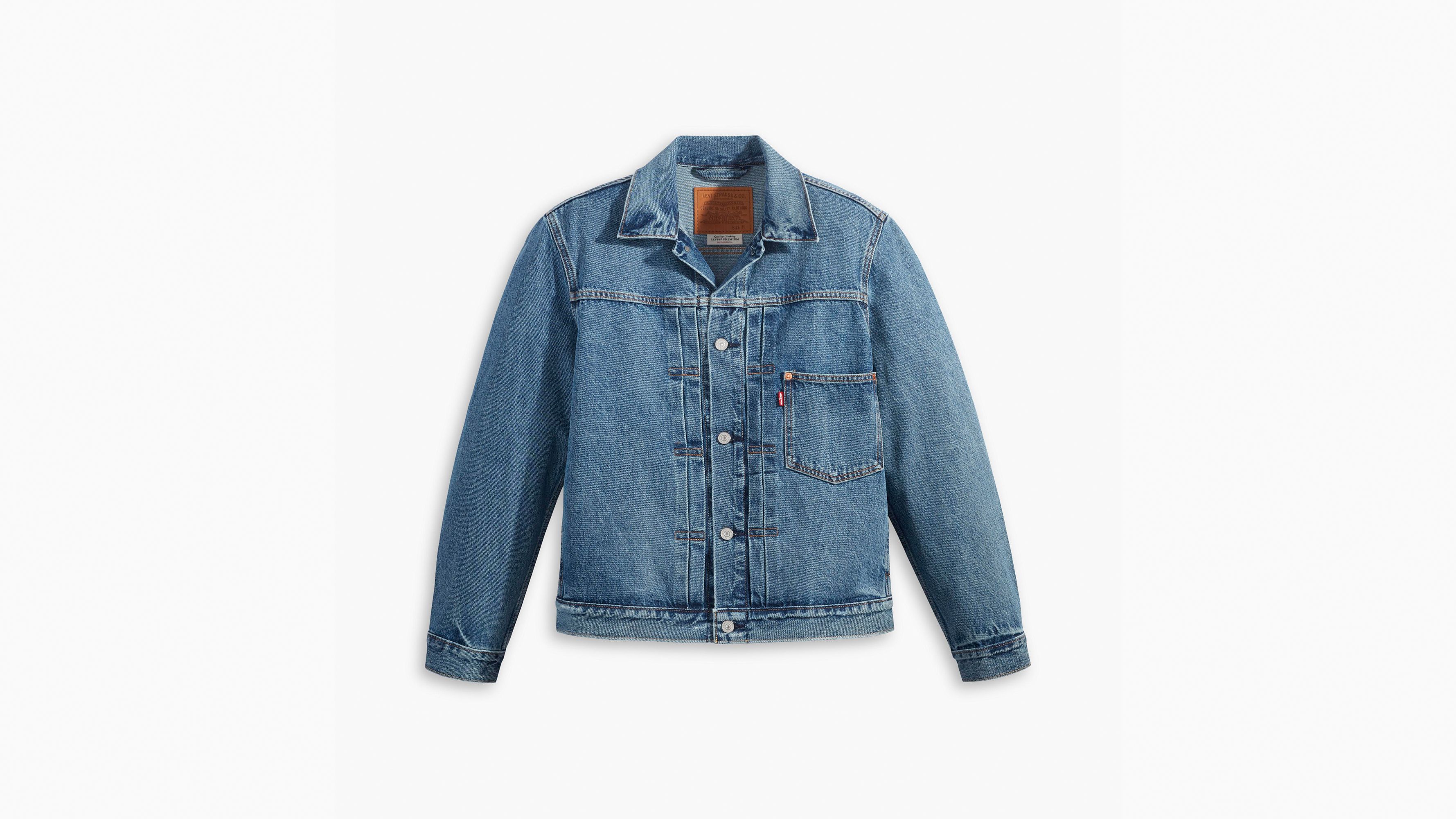 Veste Trucker Type I - Medium Indigo Stonewash - Bleu