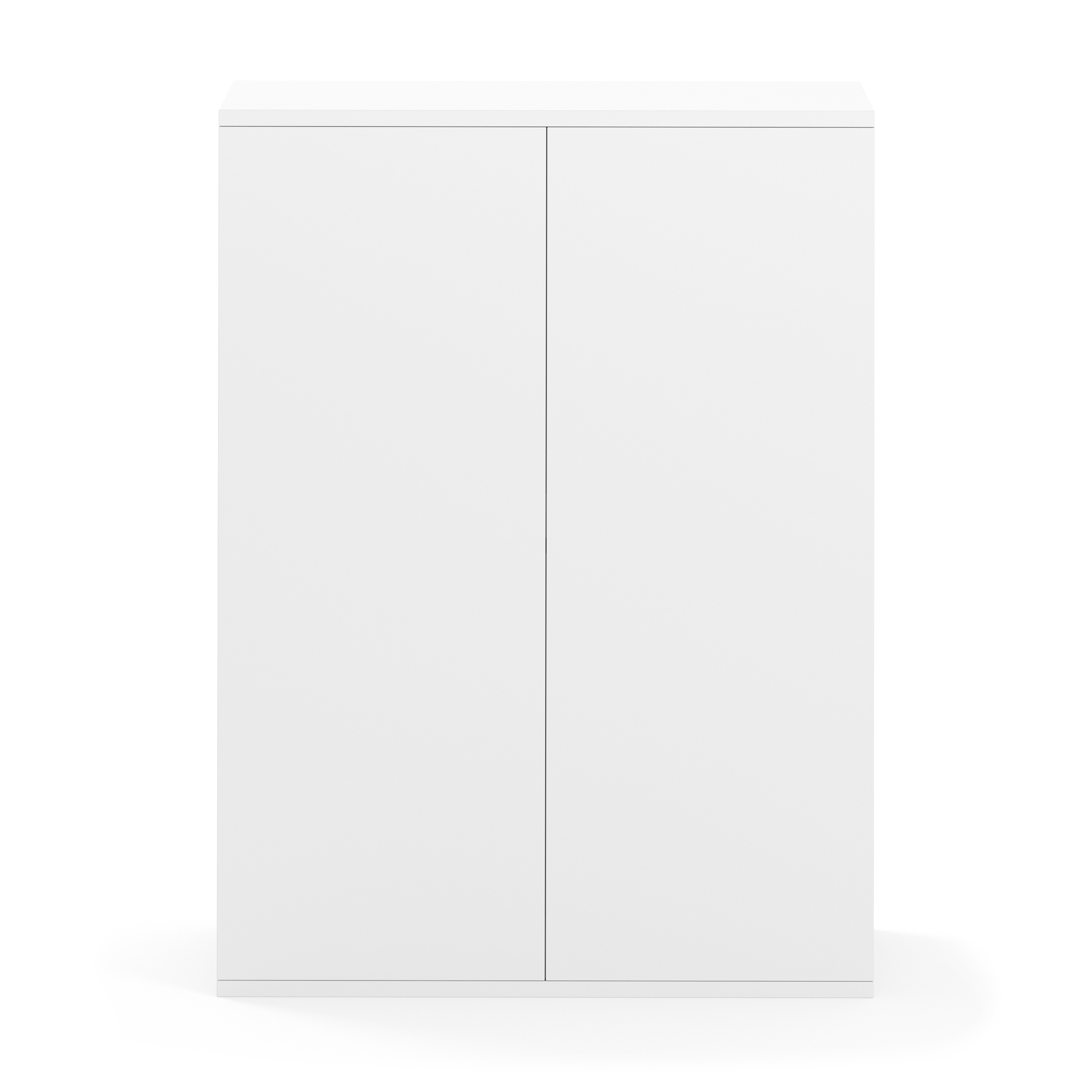 Aktenschrank mit 2 Böden RAKEL 60 x 81 cm weiss