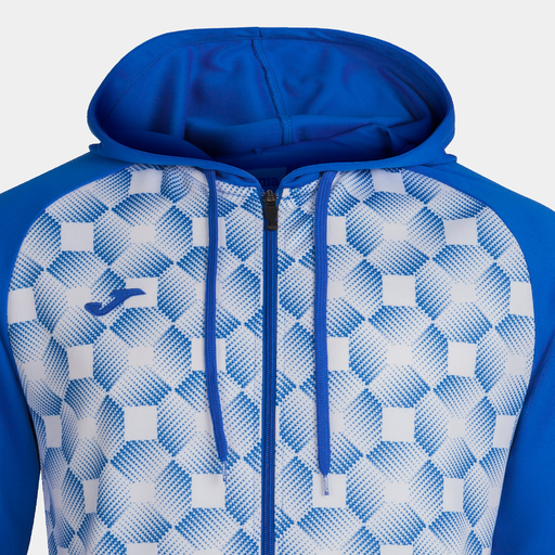 Jaqueta com capuz Joma Supernova III Royal White