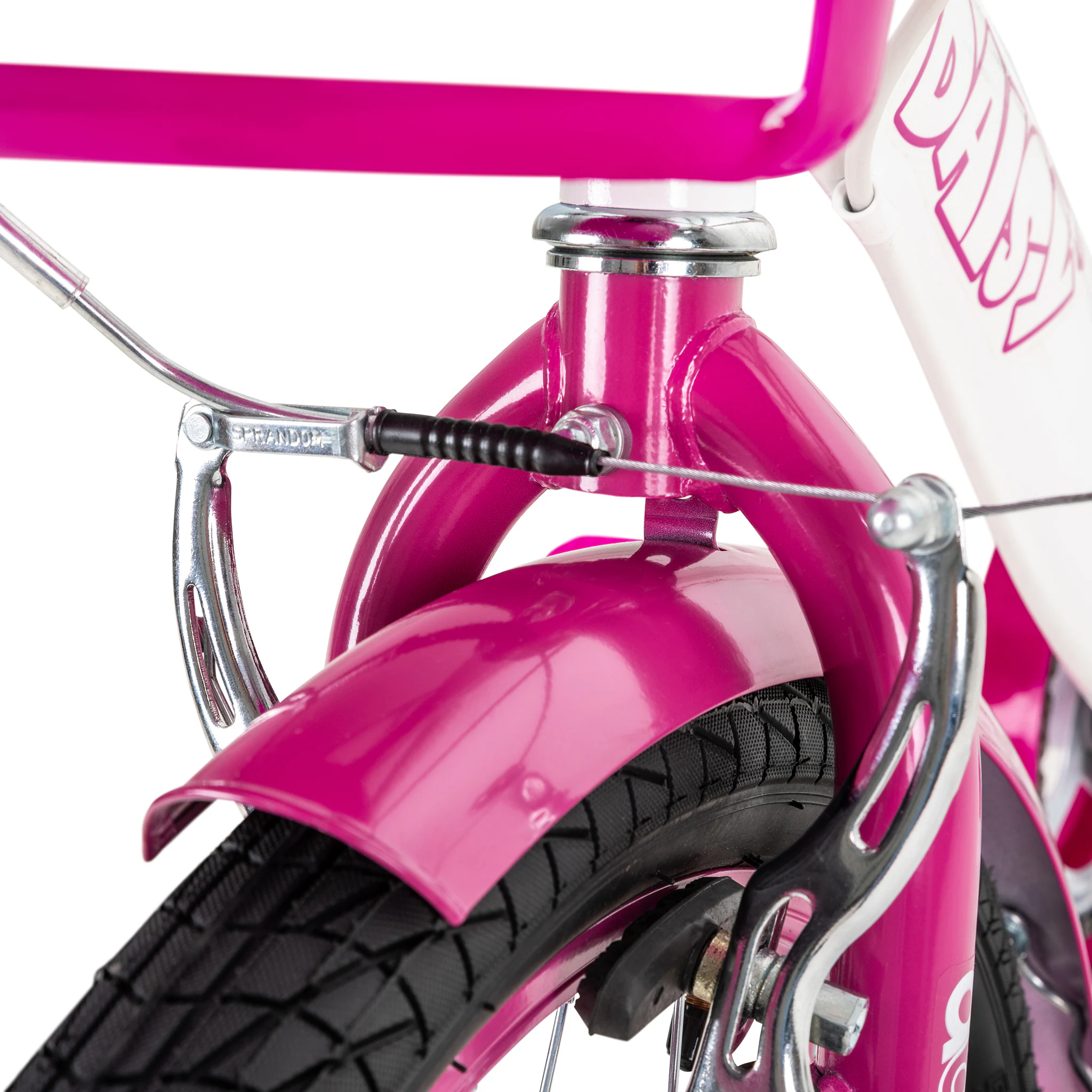 Actionbikes Kinderfahrrad Daisy 20 Zoll, pink, V-Brake-Bremsen, Antirutschgriffe, Kettenschutz, Korb (East)