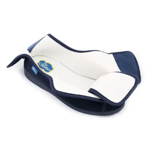 Sapatos temporários Dr. Comfort Shh Franki, tamanho 37, azuis.