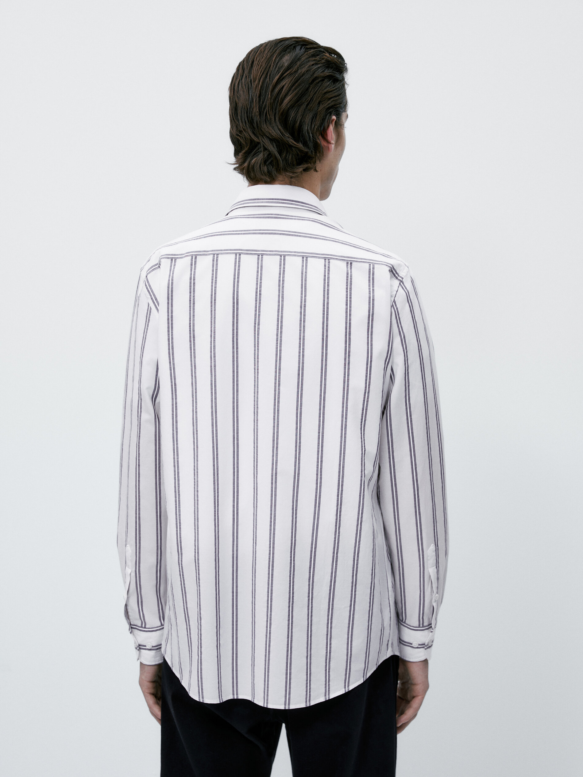 Camisa Raya de corte reto duplo - AZUL MARINHO