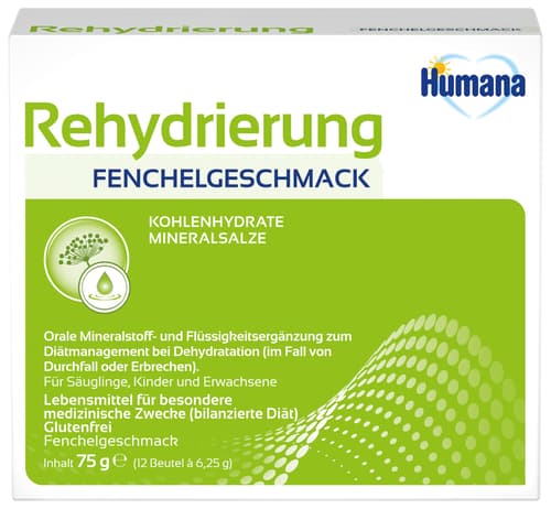 Humana Rehydrierung Fenchel