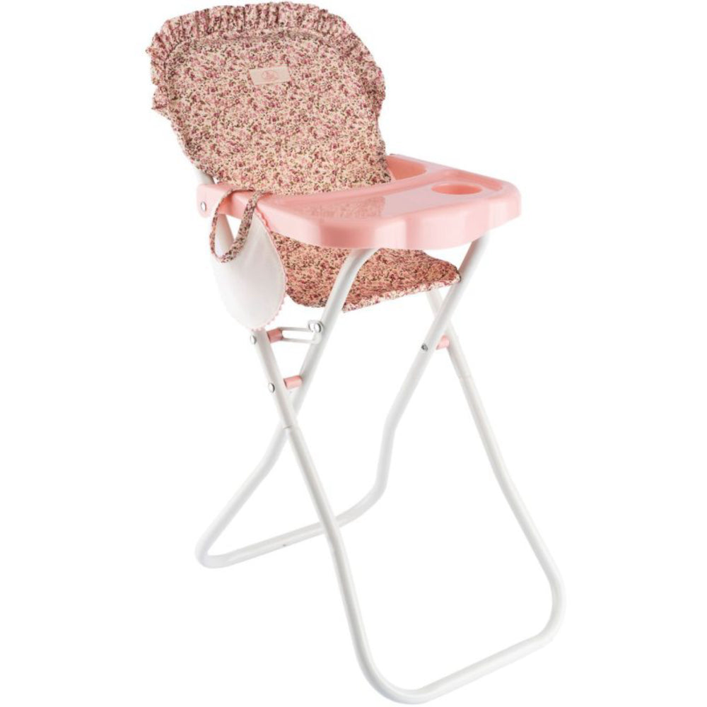 Køb Así Martina Kollektion - Højstol Med Bakke Og Hagesmæk, Til Dukker 36–46 Cm