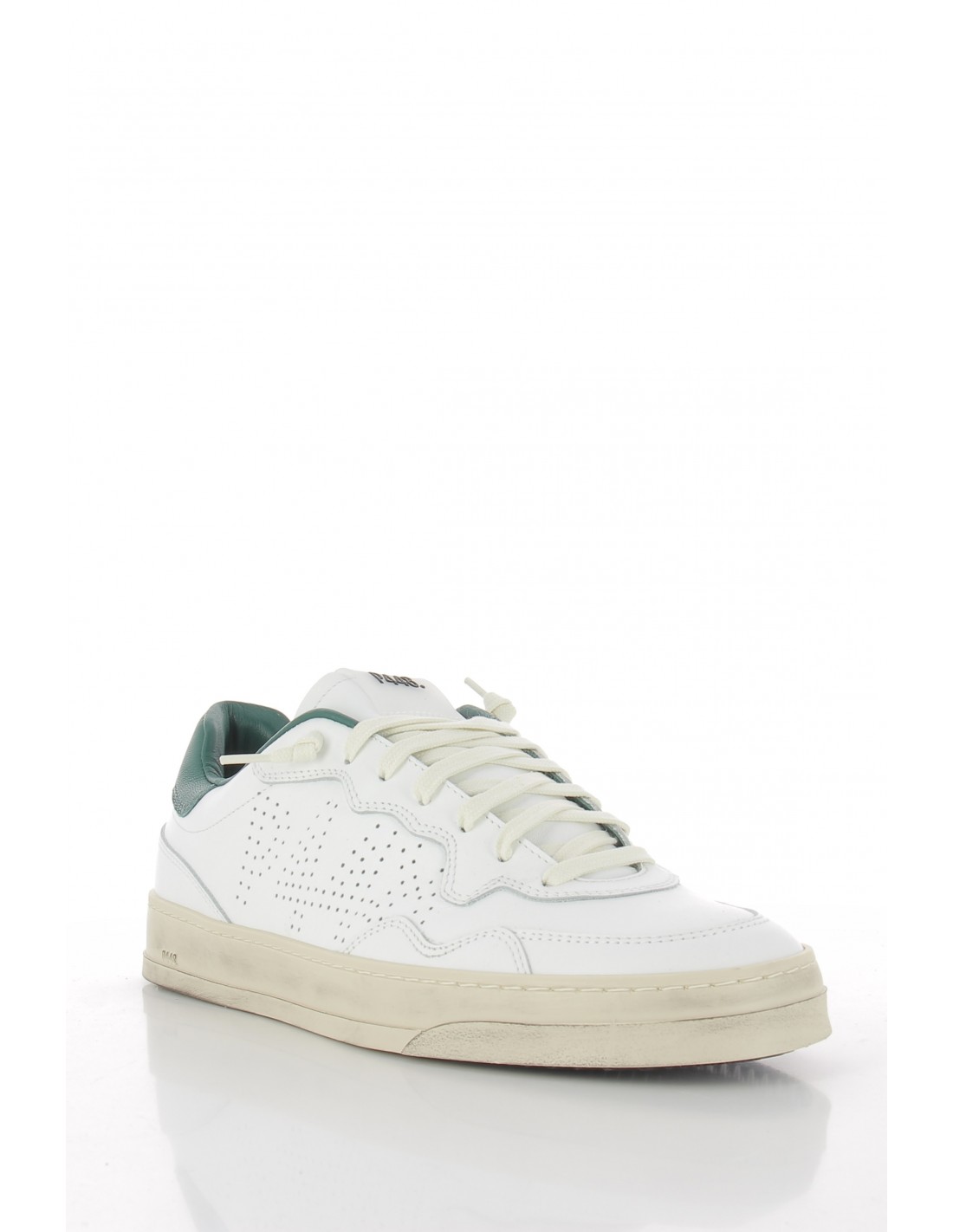 p448 Baskets de ville f23bali-m-whi/wood Blanc/vert