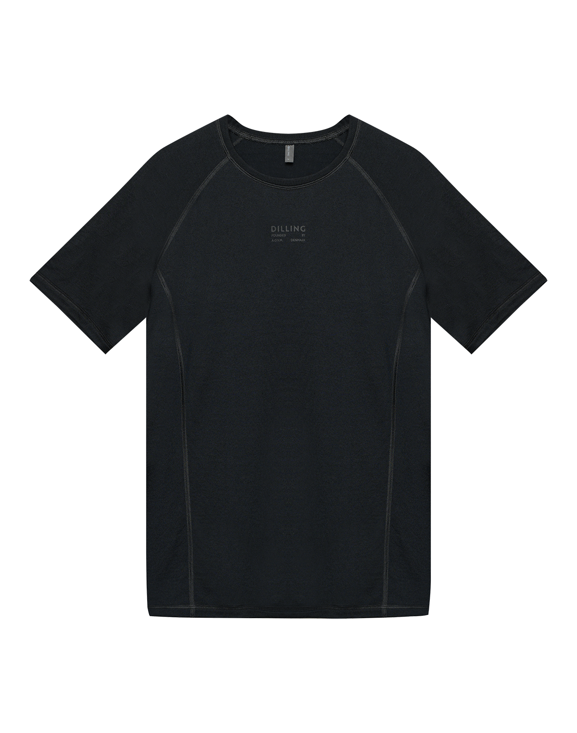 T-shirt met raglanmouwen van merinowol voor heren