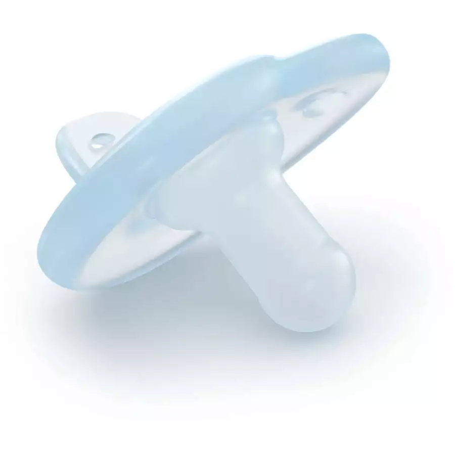 Philips Avent Schnuller Soothie SCF09921 0-6m in blau inklusive Stericase, 2 Stück