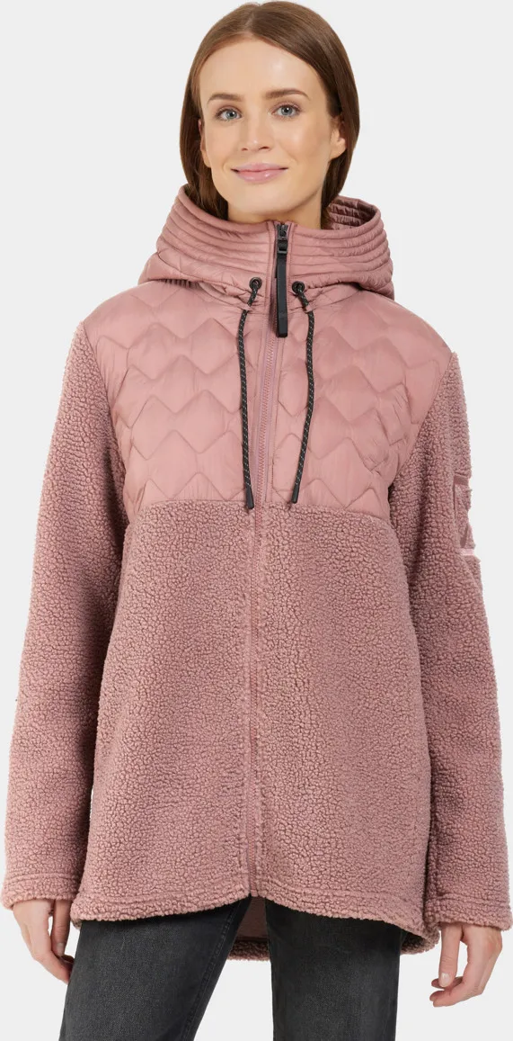 Didriksons Women's Bibi Full Zip Faded Wine