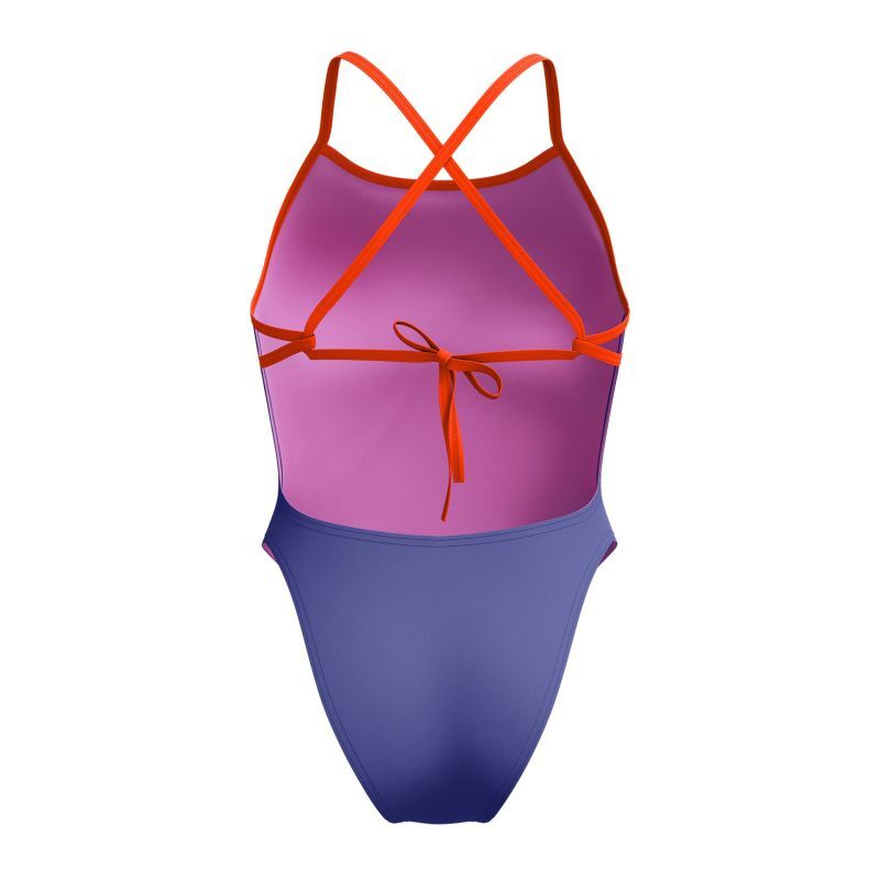 Solid Tie Back - Maillot de bain natation femme
