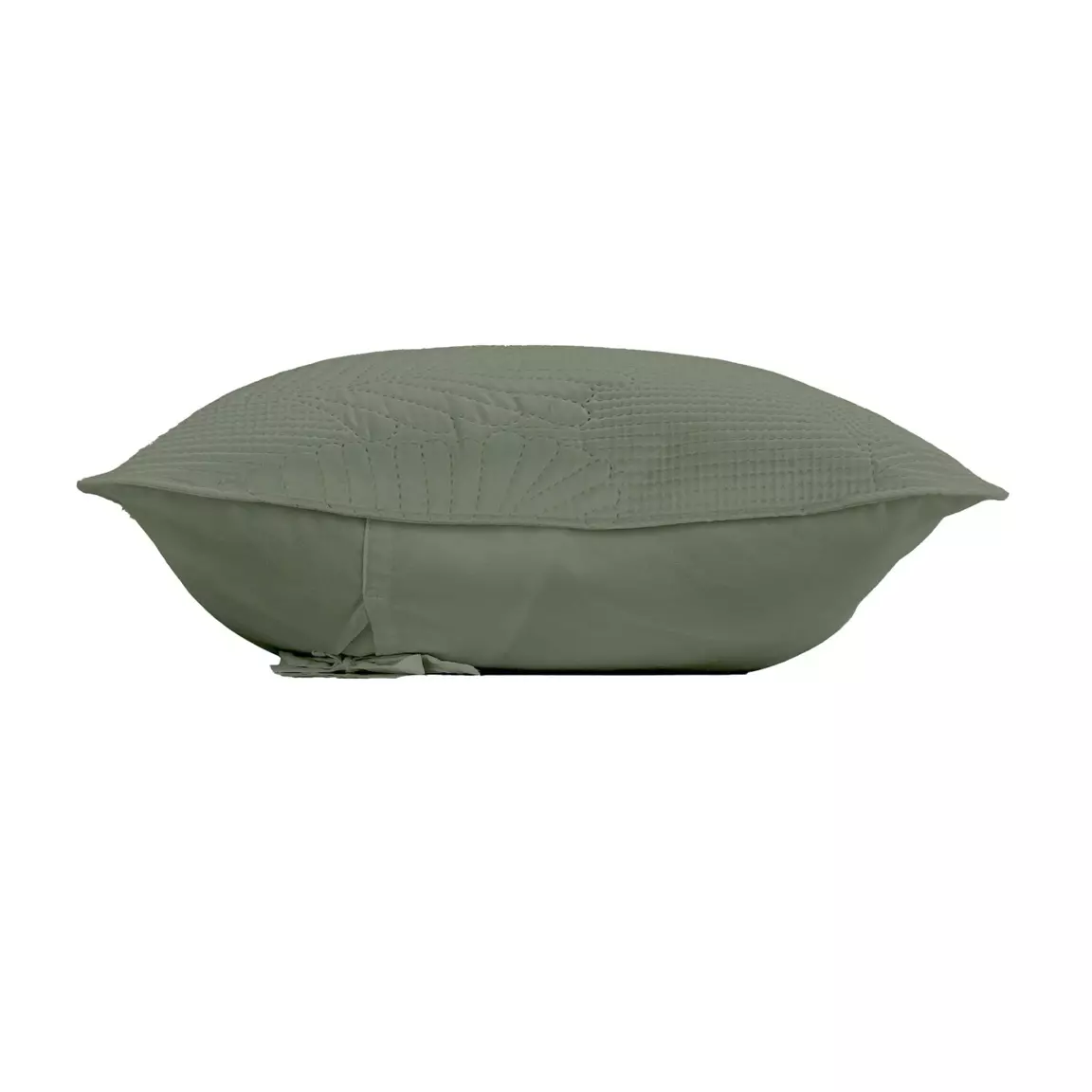 Housse de coussin carrée microfibre (40 x 40 cm) Palombine Vert kaki
