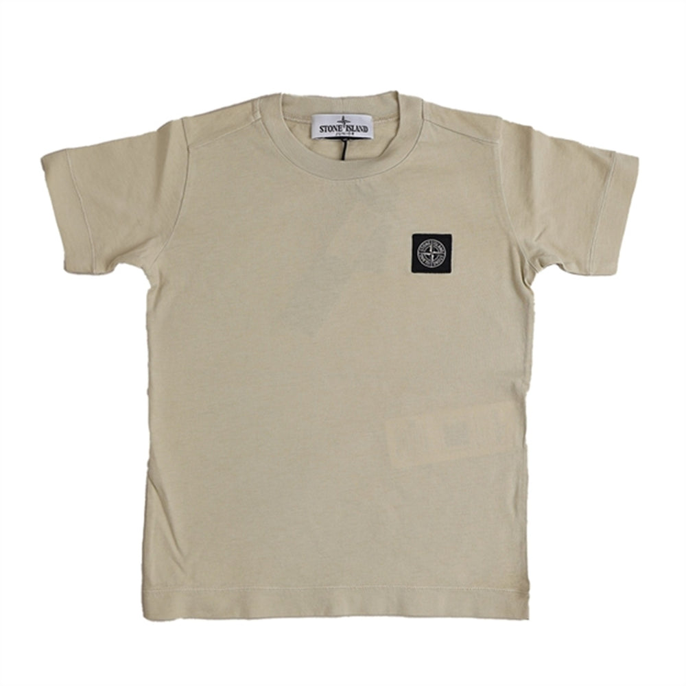 T-shirt Natural Beige - Stone Island → Luksusbaby.dk