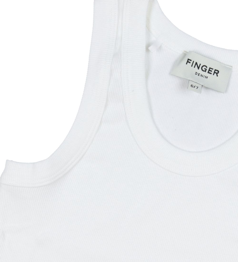 Finger In The Nose Tanktop - Rib - Weiß