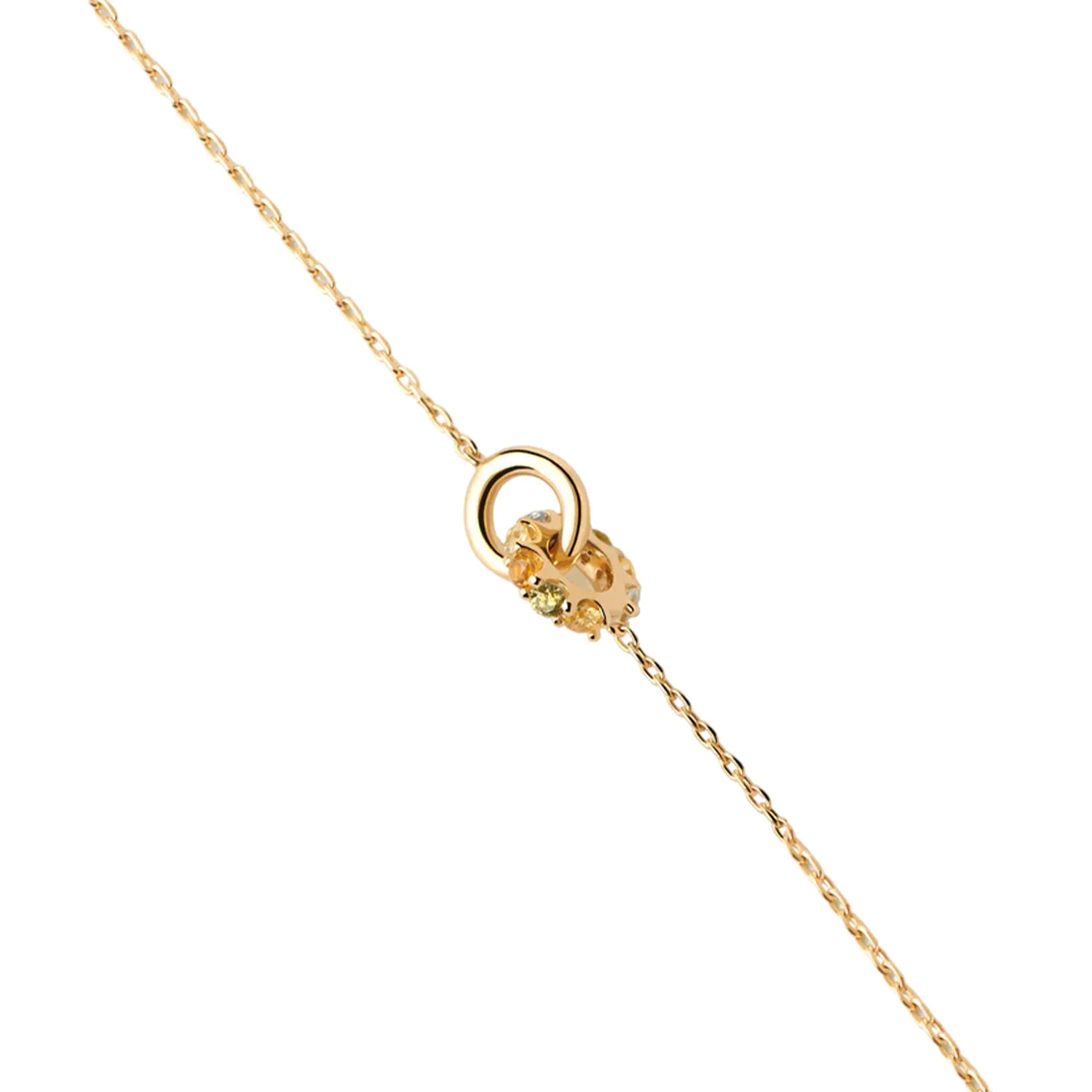PDPAOLA Rainbow Spin Armbånd 18 kt. Forgyldt Sølv PU01-787-U