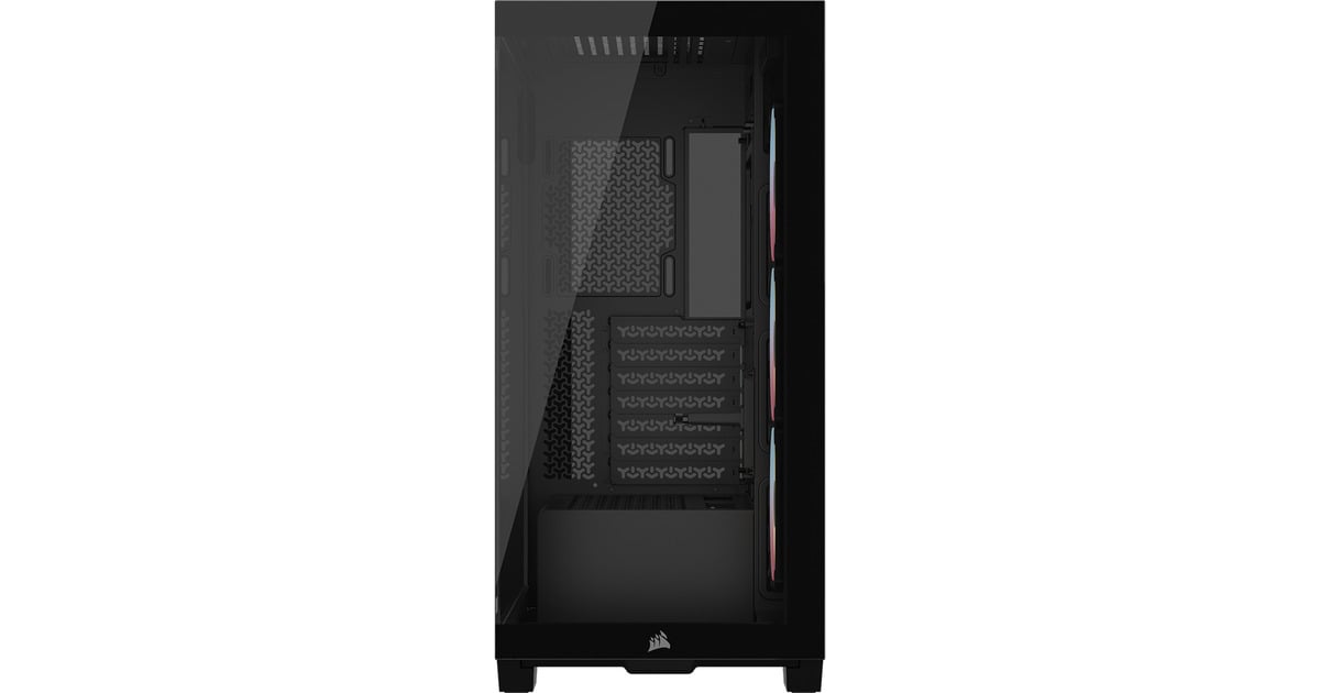 Corsair3500X LX-R RGB iCUE LINK midi tower behuizing  (Zwart | 2x USB-A | 1x USB-C | Tempered Glass)