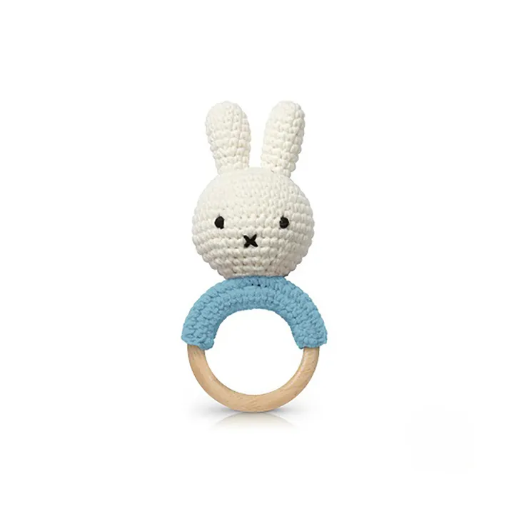Just Dutch Hochet Miffy en crochet | Aqua
