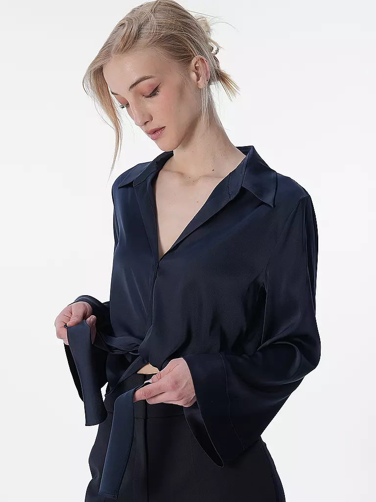 HUGO Bluse ERRIKA dunkelblau