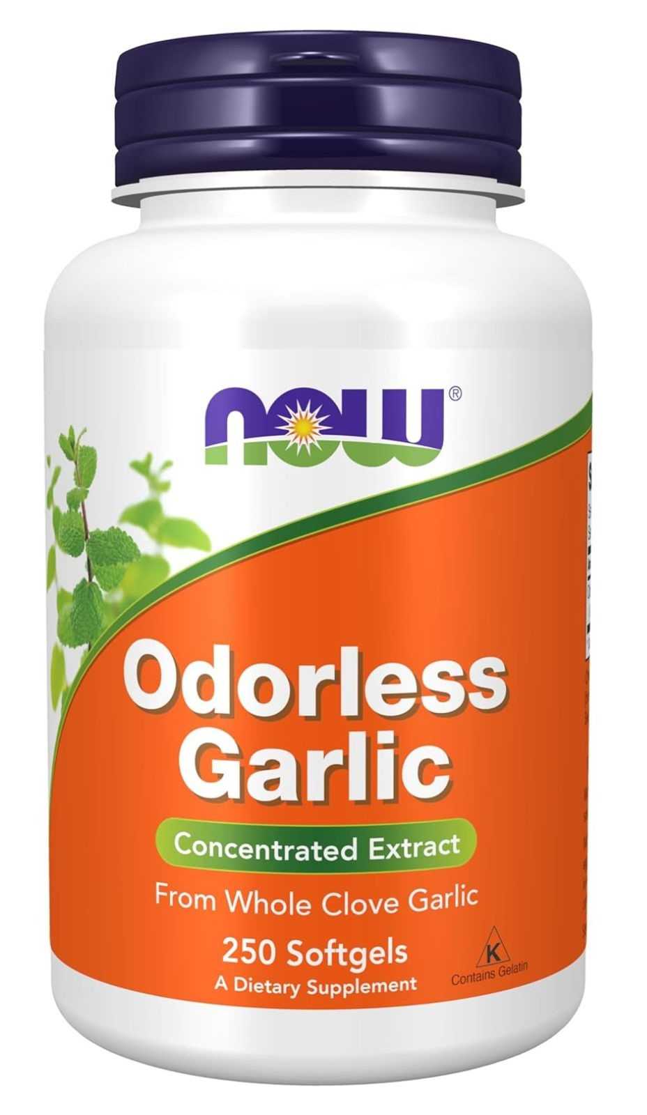 NOW Foods Alho Inodoro 100 Cápsulas Gelatinosas