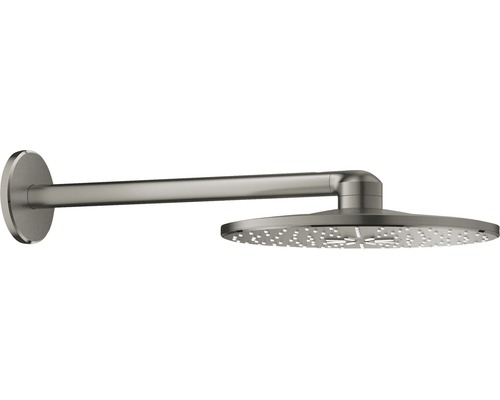 GROHE Rainshower Smartactive 310 ronde douchekopset Ø 310 mm incl. douchearm hard grafiet geborsteld 26475AL0