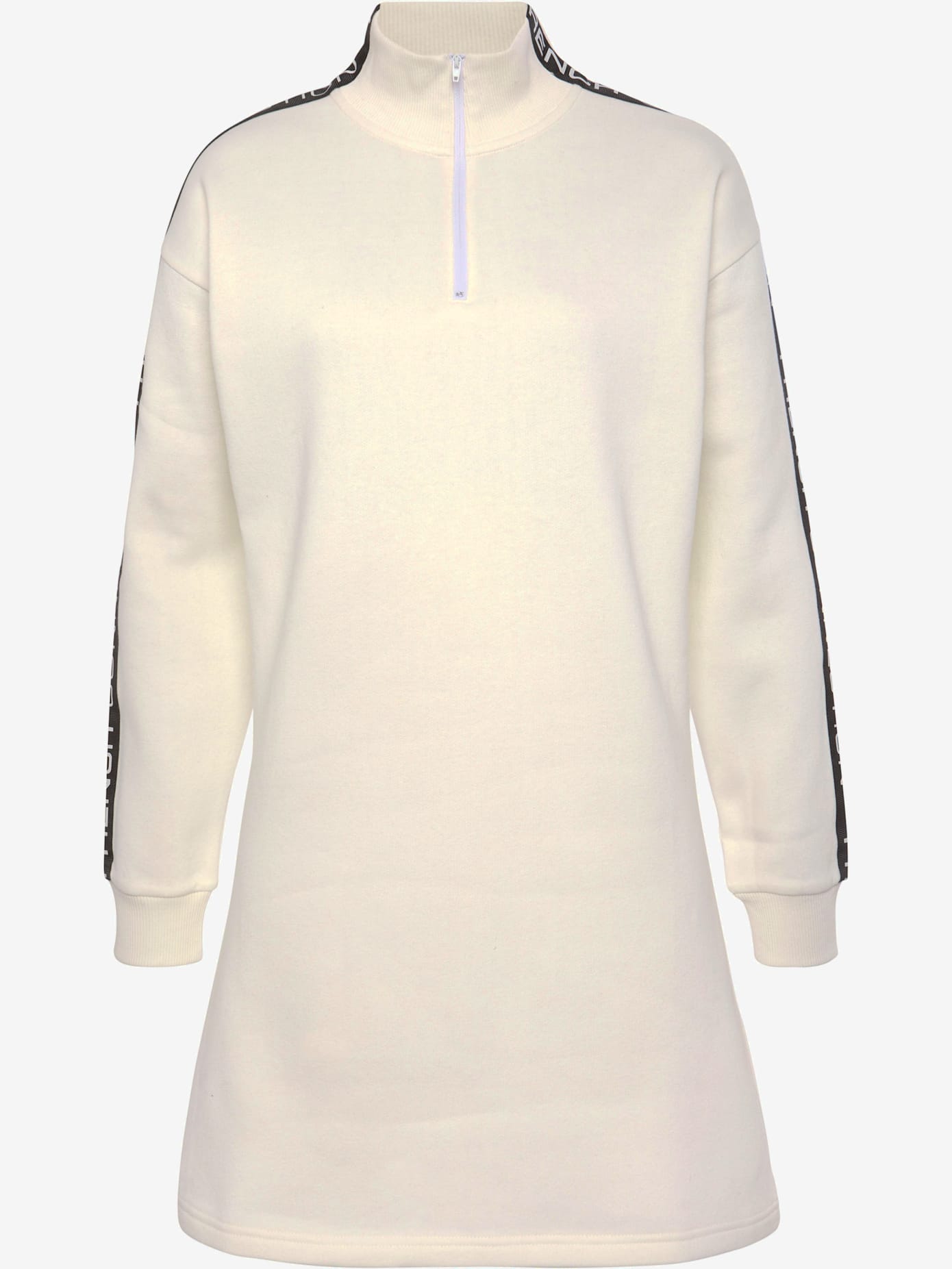 Robe en matière sweat robe sweat à la coupe évasée