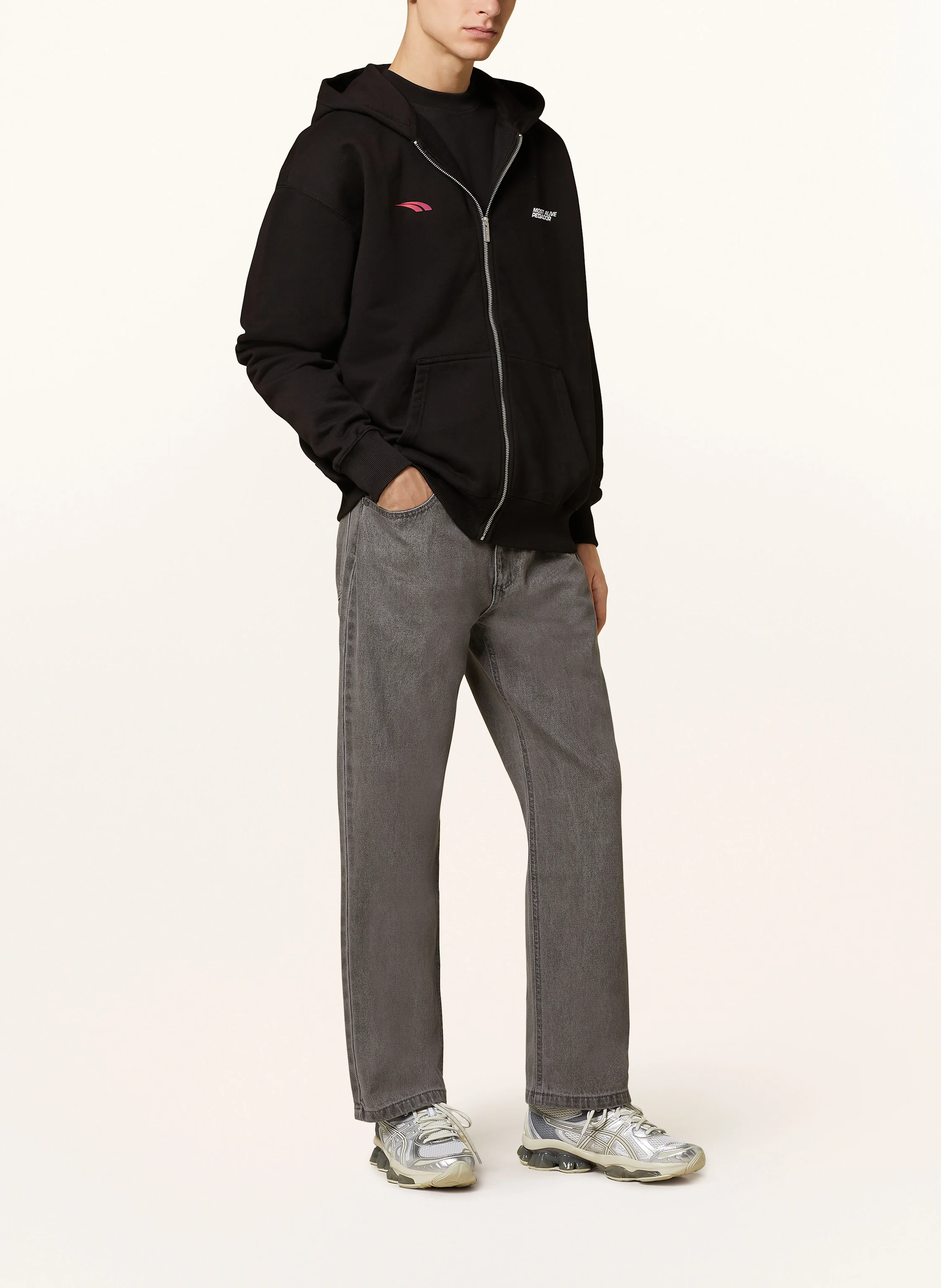 PEGADOR Oversized-Sweatjacke CLAYTON