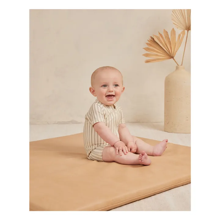 Quincy Mae Combinaison Anti-UV Rayée | Cendre