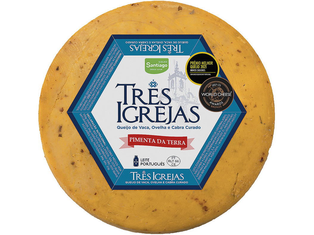 QUEIJO TRÊS IGREJAS PIMENTA TERRA KG