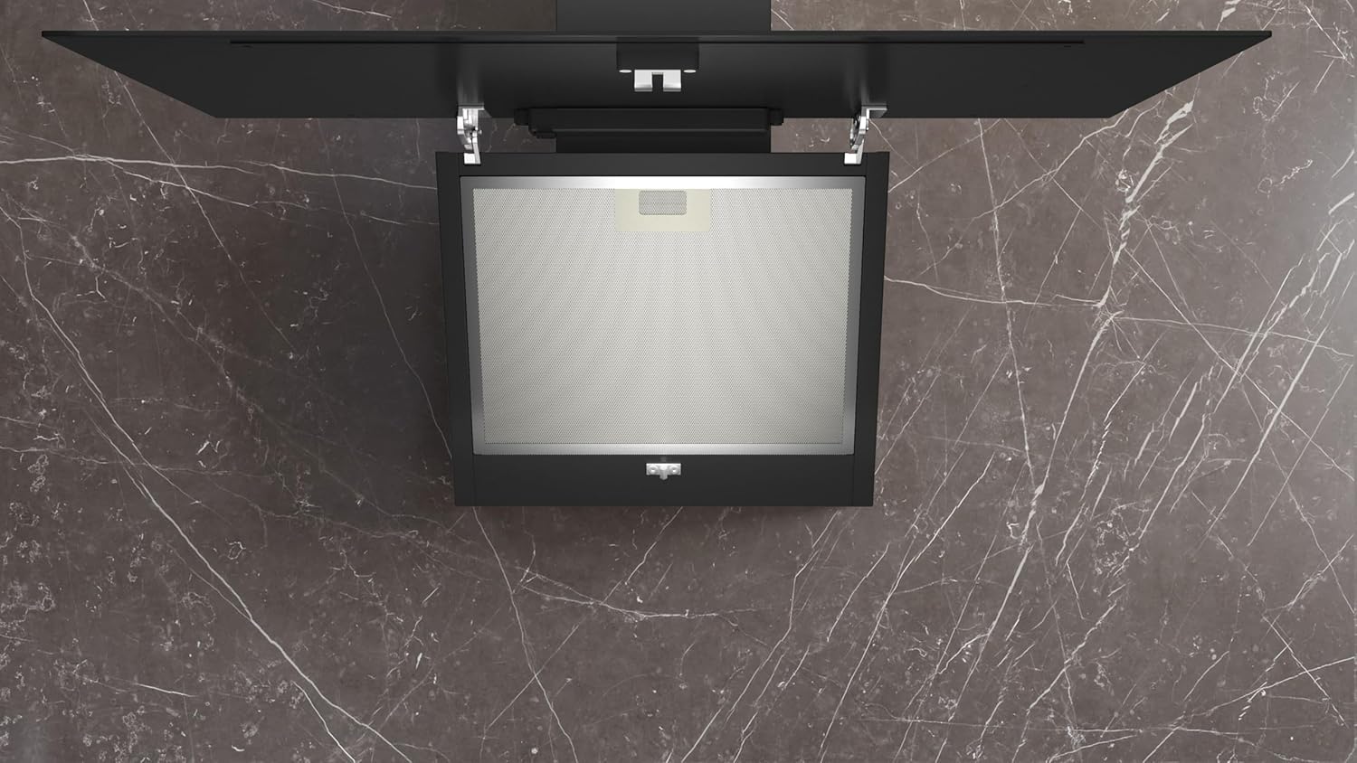 Siemens LC85KDK60 iQ100 Wandesse, 80 cm, touchControl - Einstellung durch Berührung, leiser Motor, Intensivstufe mit automatischer Rückschaltung, LED-Beleuchtung, Erinnerung Filterreinigung, schwarz