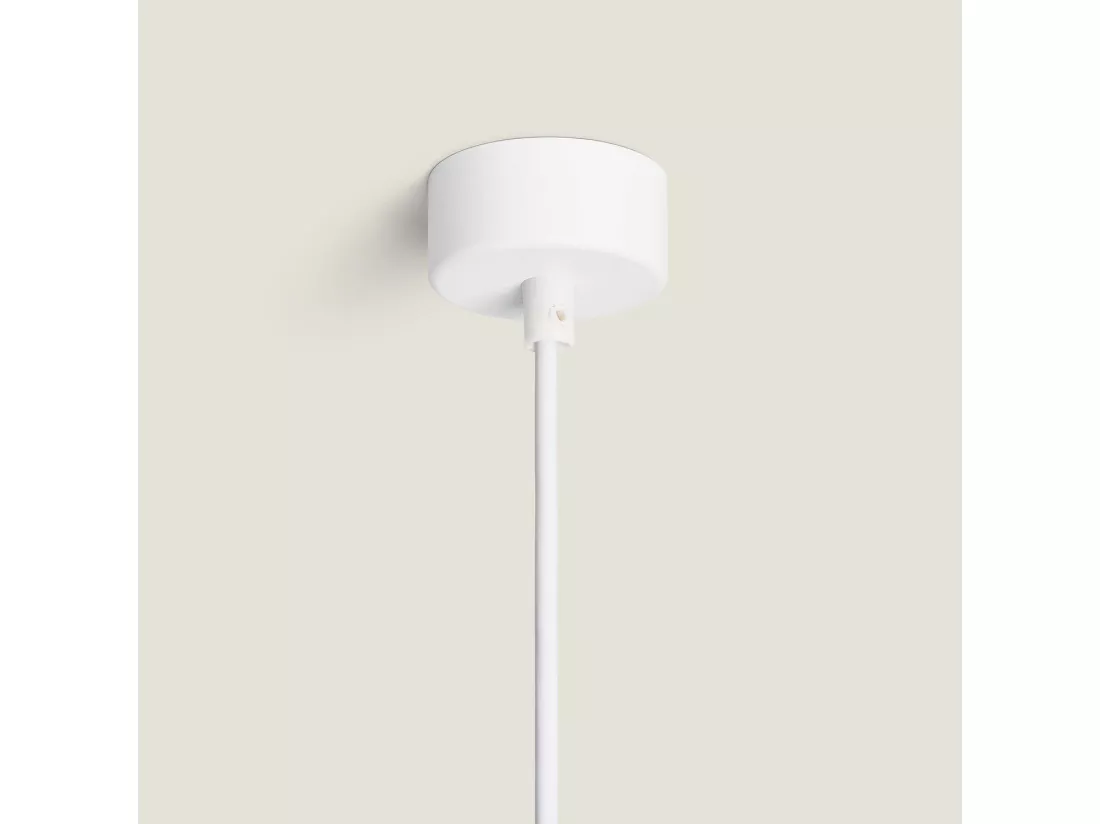 Suspension Métal Quartz Blanc