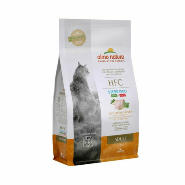 Croquettes Almo Nature HFC Adult Sterilised pour chat