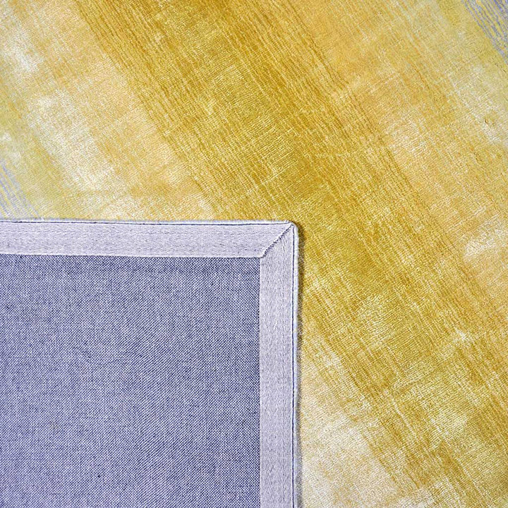 Viscose vloerkleed - Rachelle Geel | Zonnig