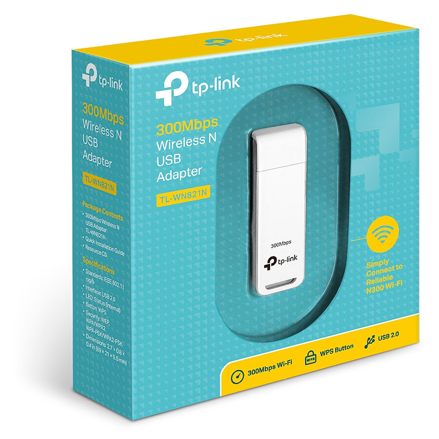 TP-Link TL-WN821N - Clé USB Wifi N300