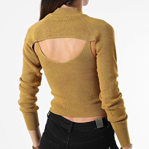 Ensemble Pull Femme Sibba Jaune Moutarde