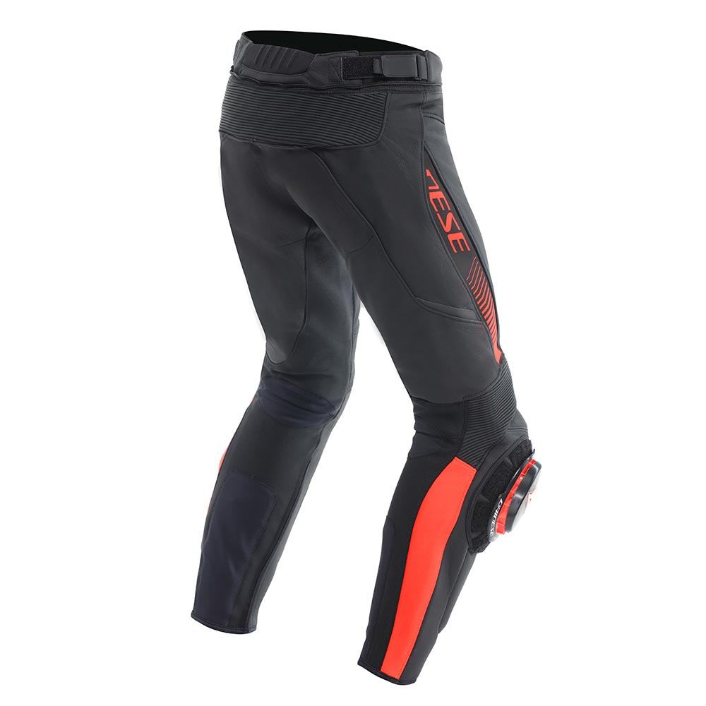 Dainese - Pantalon Super Speed Noir / Rouge fluo