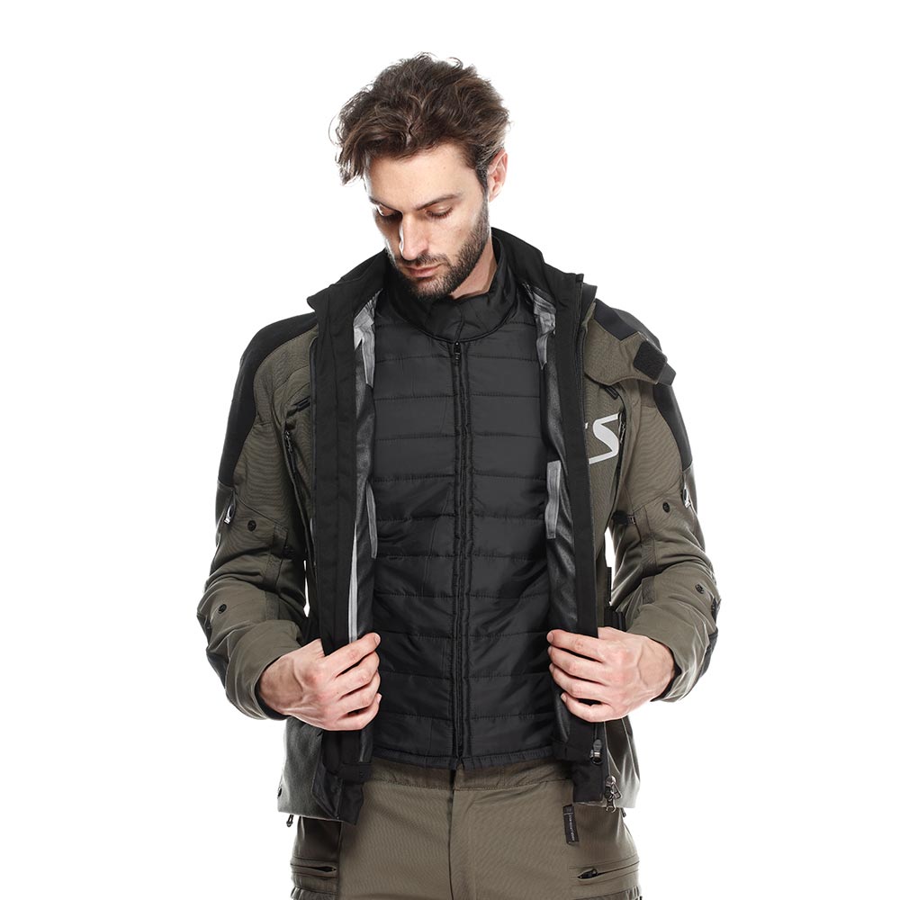 Dainese - Veste Springbok 3L Absoluteshell™ Kaki / Noir / Blanc
