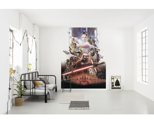Fotobehangpapier SD4113 Star Wars EP9 Rey Poster 4-delige set 184 x 254 cm