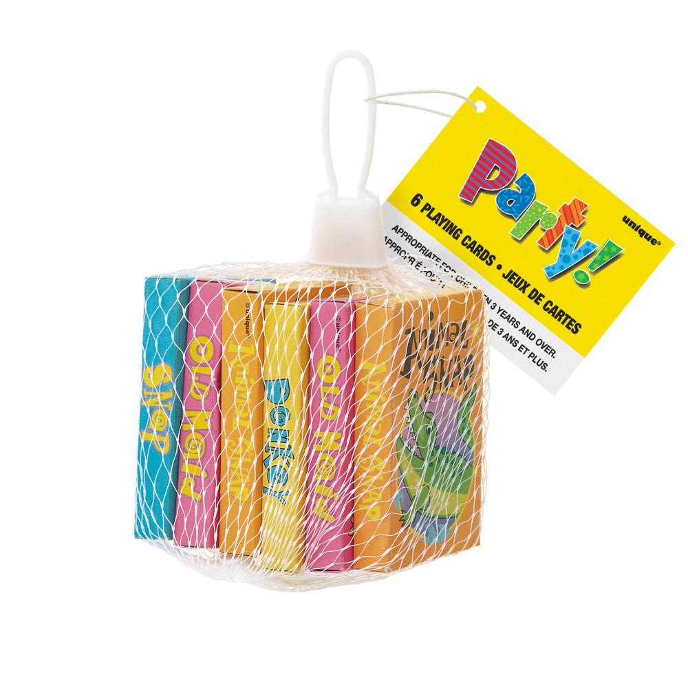 Uitdeelcadeautjes Speelkaarten 12cm 6st