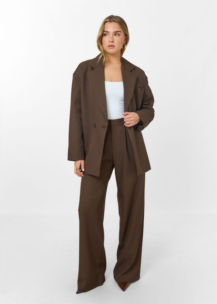 Amy pantalon choco bruin