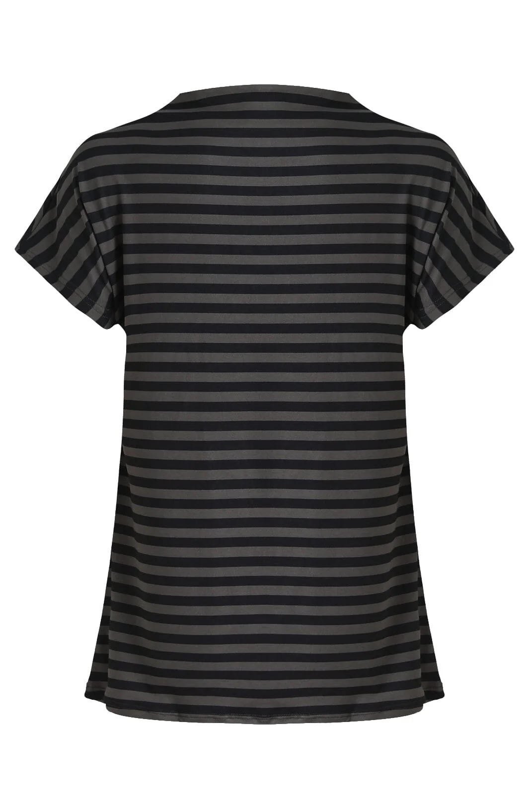 Liberte Alma-Top dark grey black stripe