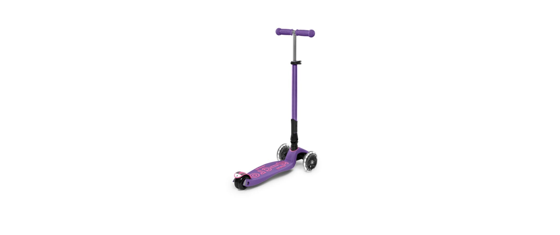 Kickboard Maxi Micro Deluxe LED Foldable<br>Faltbares Kickboard