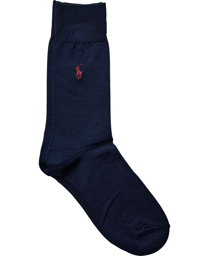 Polo Ralph Lauren Single Flat Knit Strømper Blå