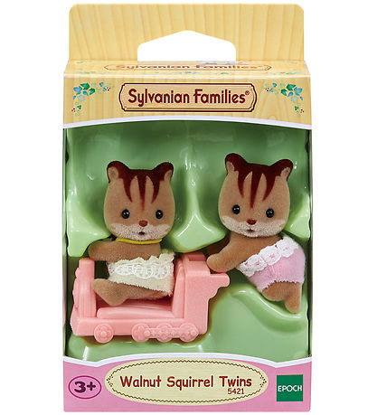 Sølvanian Families - Walnut Squirrel Twins - 5421