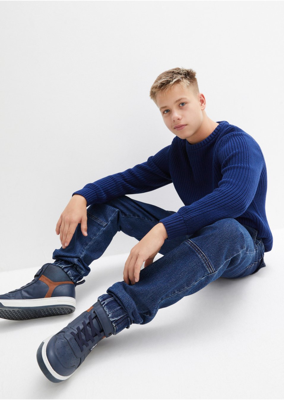 Pantalon taille extensible garçon, Loose Fit
